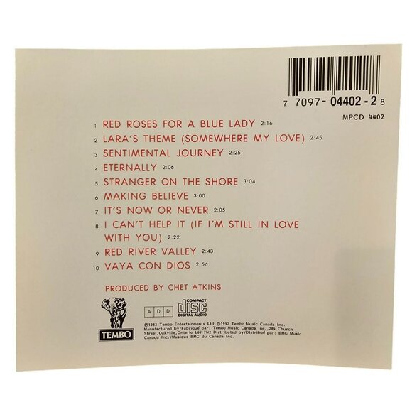 Roger Whittaker All Time Heart Touching Favorites Vol One CD Dance Music 37666cd - Picture 2 of 2